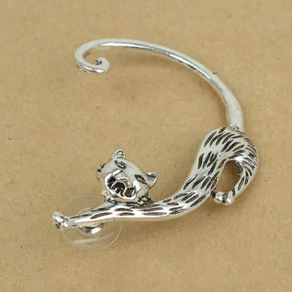 🎀Cat Crawler Stud Cuff Earring - Picture 3 of 4